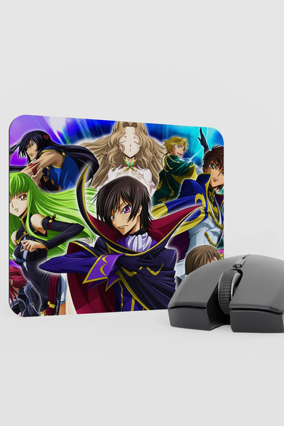 mousepad bastir Code Geass Anime V5 - 22X18 Gaming Rubber Non-Slip Base Mouse Pad Mouse Mat
