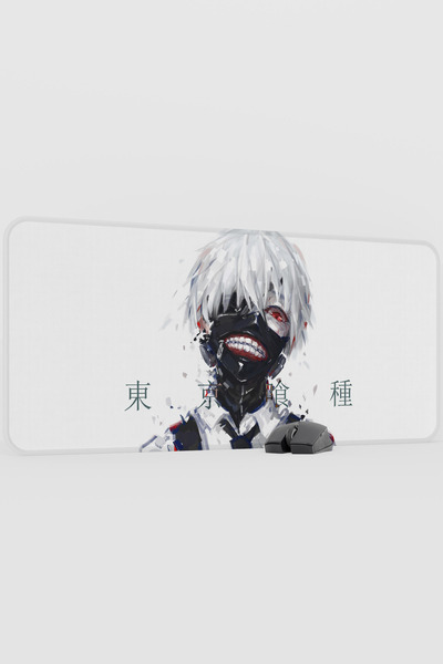 mousepad bastir Tokyo Ghoul Anime V2 - 90X40 XXL Gaming Rubber Non-Slip Base ...