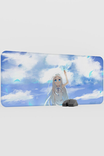 mousepad bastir Anohana Anime V2 - 90x40 XXL لوحة ماوس مطاطية للألعاب غير قاب...