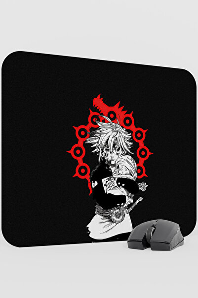 mousepad bastir Nanatsu no Taizai Anime V2 - 48X40 XL لوحة ماوس مطاطية للألعا...