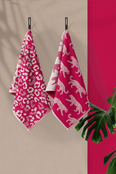 Coton Delux طقم مناشف لليدين/الوجه مكون من قطعتين مصنوعة من القطن بنسبة 100% ...