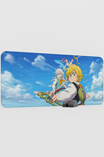 mousepad bastir Nanatsu no Taizai Anime V3 - 90x40 XXL Gaming Rubber Anti-Sli...