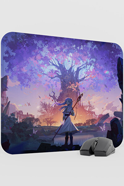mousepad bastir Sousou no Frieren Anime V3 - 48X40 XL Gaming Mouse Pad cu baz...