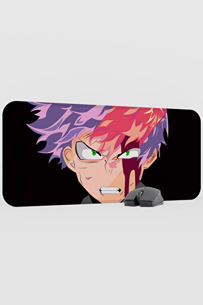 mousepad bastir لوحة ماوس شوتو تودوروكي أنيمي V4 - مقاس 70×30 سم، قاعدة مطاطي...