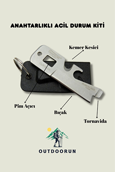 Timberline Anahtarlıklı Acil Durum Kiti - 7 cm