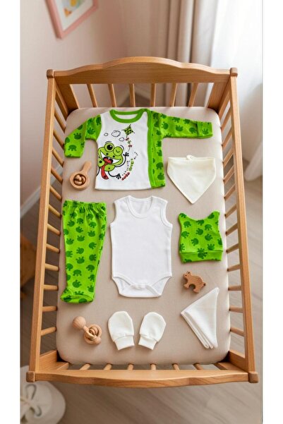 Lumos Trade طقم ملابس للأطفال حديثي الولادة مصنوع من القطن بنسبة 100% على شكل...