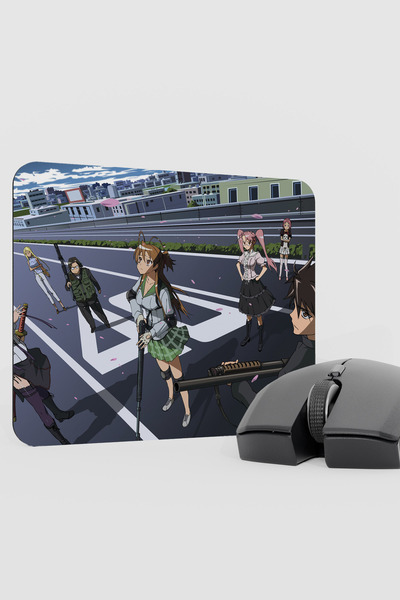 mousepad bastir لوحة ماوس مطاطية غير قابلة للانزلاق من Highschool of the Dead...