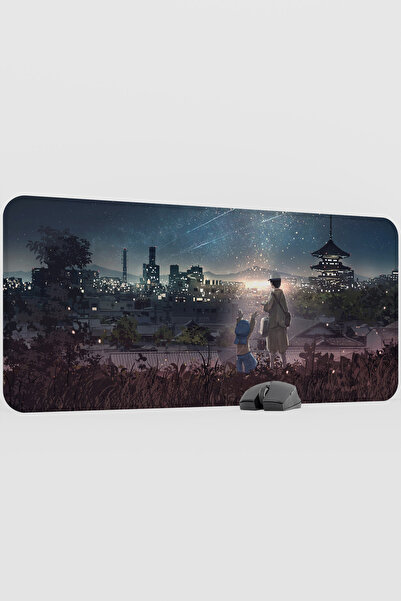 mousepad bastir Grave of the Fireflies Anime V4 - 90X40 XXL Gaming Rubber Non...