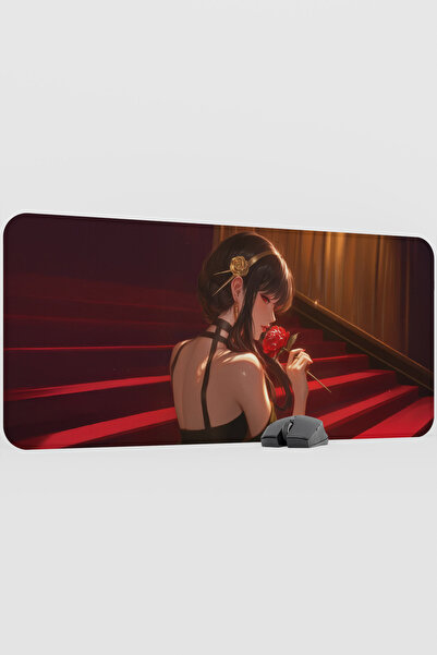 mousepad bastir Spy × Family Anime V5 - 90X40 XXL Gaming Rubber Non-Slip Base...