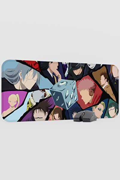mousepad bastir Jujutsu Kaisen Anime V2 - 70X30 XL Gaming Rubber Non-Slip Bas...