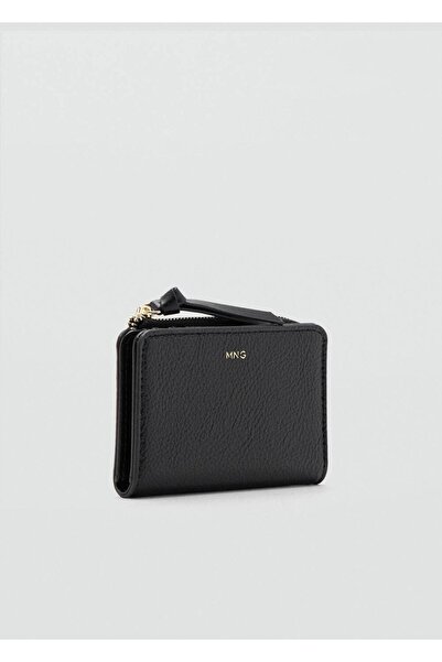 MANGO Woman Küçük boy deri görünümlü cüzdan