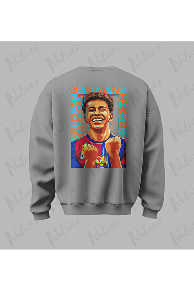 Nulivez Lamine Yamal Design Back Printed High Quality Unisex Oversized O Neck...