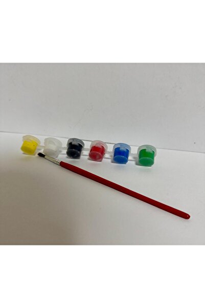 Lisinya Ακρυλικό Χρώμα 6 τεμαχίων 3 ml με πινέλο Δώρο TYGOO