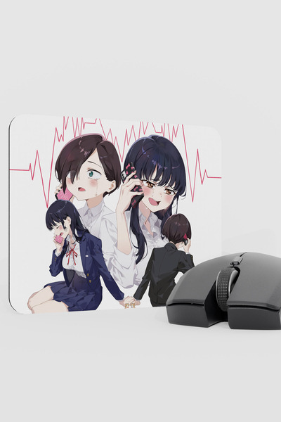 mousepad bastir Boku no Kokoro no Yabai Yatsu Anime V5 - 22X18 وسادة ماوس مطا...