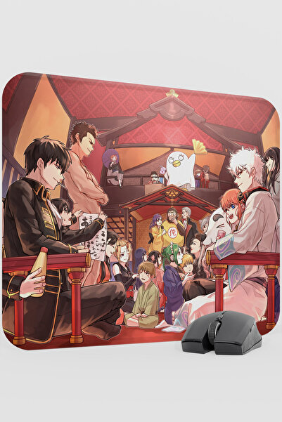 mousepad bastir Gintama Anime V1 - 48X40 XL Gaming Rubber Non-Slip Base Mouse...