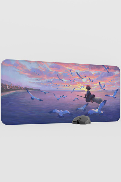mousepad bastir Kiki's Delivery Service Anime V5 - 90X40 XXL Gaming Rubber No...