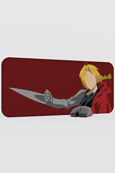 mousepad bastir Fullmetal Alchemist Anime V3 - 70x30 XL لوحة ماوس مطاطية للأل...