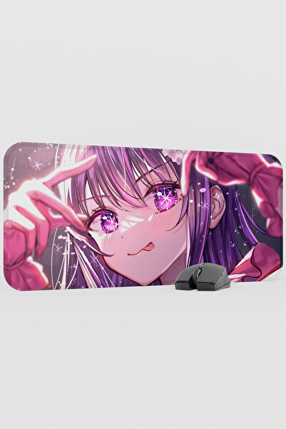 mousepad bastir Oshi no Ko Anime V1 - 70x30 XL Gaming Kauçuk Kaymaz Taban Mou...