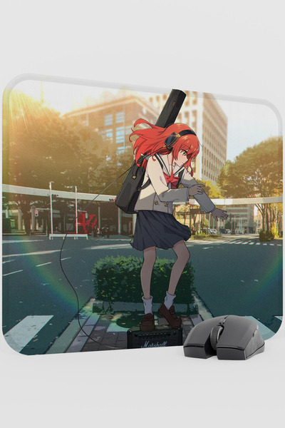 mousepad bastir Bochi the Rock Anime V3 - 48X40 XL Gaming Rubber Non-Slip Bas...