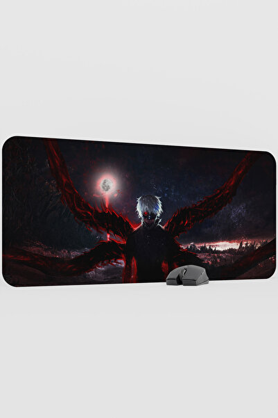 mousepad bastir Tokyo Ghoul Anime V1 - 90X40 XXL Gaming Rubber Non-Slip Base ...