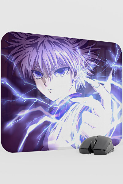 mousepad bastir لوحة ماوس هنتر هنتر أنيمي V5 - 48×40 XL للألعاب مع قاعدة مطاط...