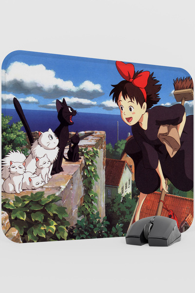 mousepad bastir kiki's delivery service Anime V1 - 48X40 XL Gaming Каучукова ...