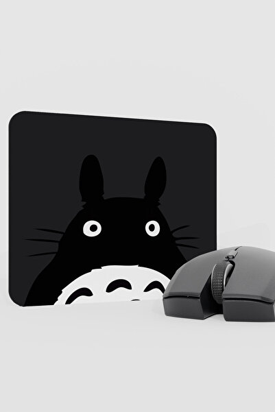 mousepad bastir Totoro Anime V1 - 22X18 وسادة ماوس مطاطية مضادة للانزلاق للألعاب