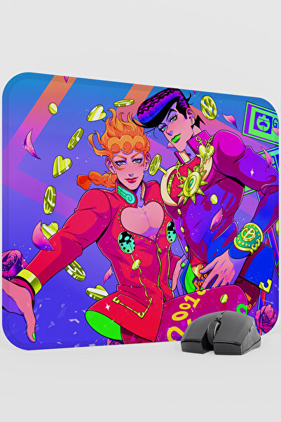 mousepad bastir Jojo No Kimyou Na Bouken V2 - 48X40 XL Gaming Rubber Non-Slip...