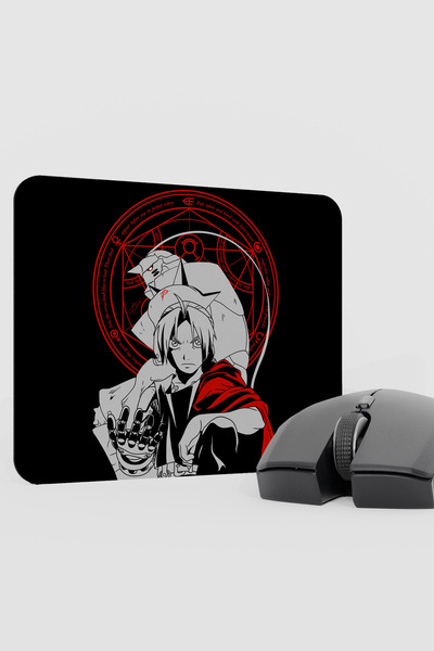 mousepad bastir Fullmetal Alchemist Brotherhood Anime V5 - 22X18 Gaming Rubbe...