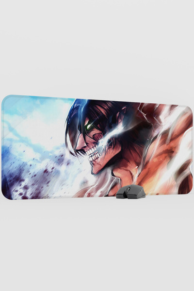 mousepad bastir لوحة ماوس كبيرة الحجم للألعاب من أنيمي هجوم العمالقة الإصدار ...
