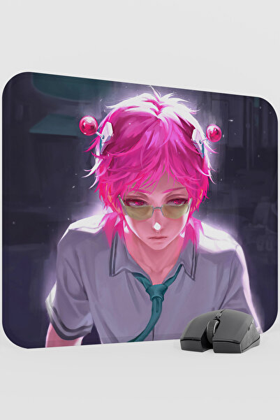 mousepad bastir Saiki Kusuo Anime V3 - 48X40 XL Gaming Rubber Non-Slip Base M...
