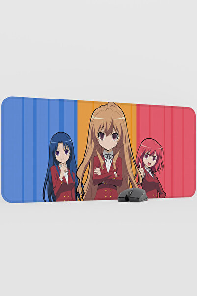 mousepad bastir Toradora Anime V1 - 90X40 XXL Gaming Rubber Non-Slip Base Mou...