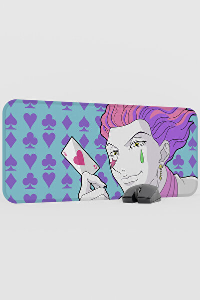 mousepad bastir لوحة ماوس هنتر هنتر أنيمي V3 - مقاس 70×30 سم، قاعدة مطاطية كب...