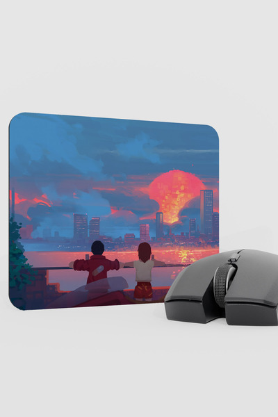 mousepad bastir أكيرا أنيمي V2 - لوحة ماوس مطاطية للألعاب مقاس 22 × 18 غير قا...