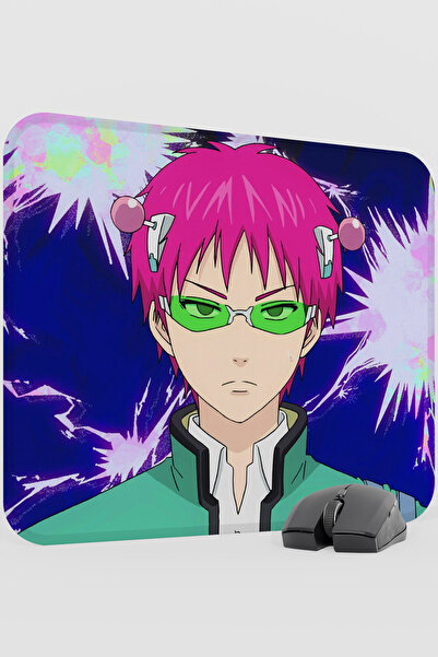 mousepad bastir Saiki Kusuo Anime V5 - 48X40 XL Gaming Mouse Pad cu bază anti...