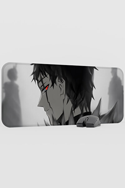 mousepad bastir لوحة ماوس أنيمي بلاك كلوفر V4 - مقاس 70×30 سم، قاعدة مطاطية ك...