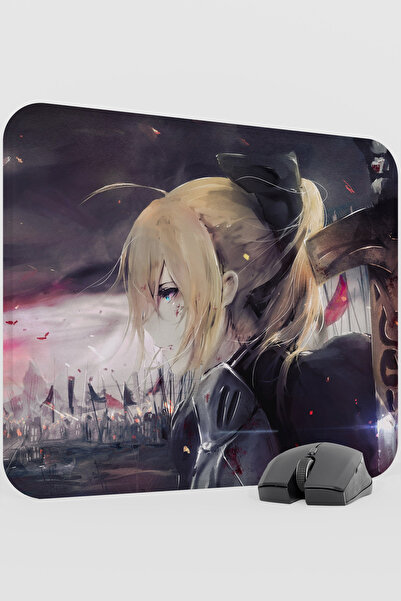 mousepad bastir Fate Anime V5 - 48X40 XL Gaming Rubber Non-Slip Base Mouse Pa...
