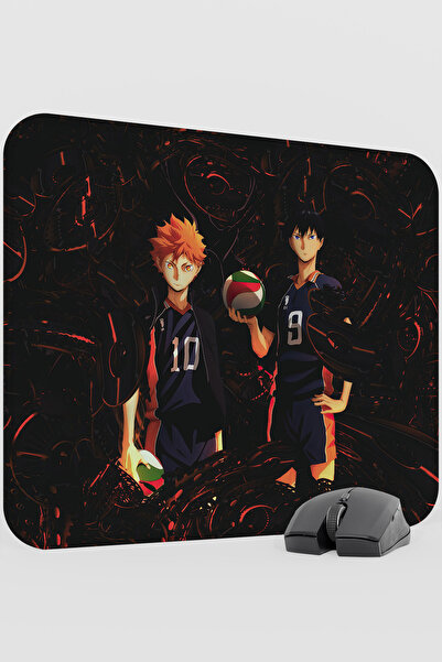 mousepad bastir لوحة ماوس هايكيو أنيمي V4 - مقاس 48×40 سم، قاعدة مطاطية كبيرة...