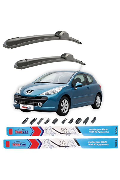 TEAMCAR Ștergătoare de parbriz Peugeot 207 (3 uși 2006-2014) față