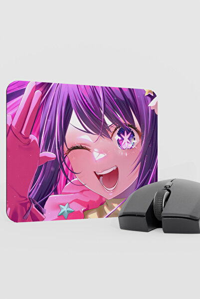 mousepad bastir وسادة ماوس مطاطية للألعاب من Oshi no Ko Anime V3 - 22X18، قاع...