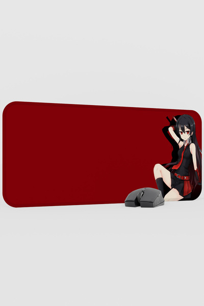 mousepad bastir لوحة ماوس ألعاب مطاطية كبيرة الحجم مضادة للانزلاق من أنيمي أك...