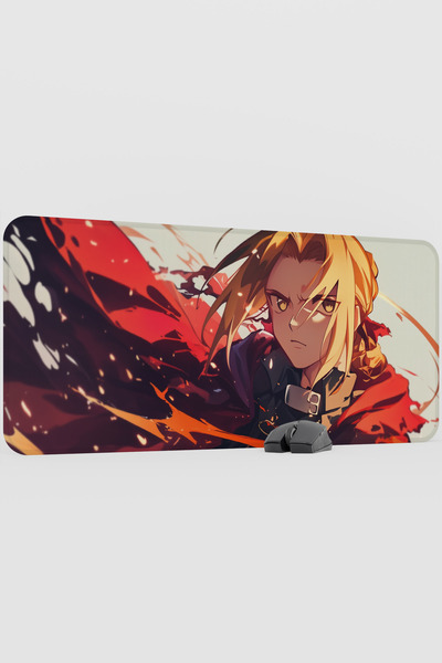 mousepad bastir Fullmetal Alchemist Anime V2 - 90X40 XXL Gaming Rubber Non-Sl...