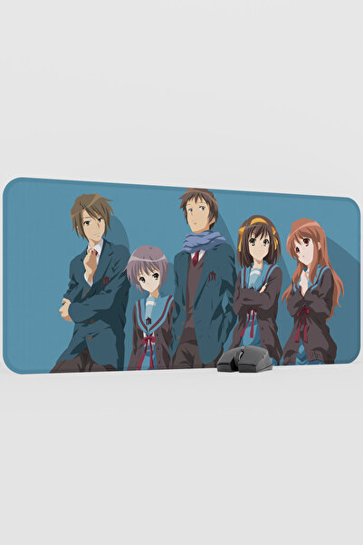 mousepad bastir لوحة ماوس مطاطية كبيرة الحجم مضادة للانزلاق بتصميم أنمي هاروه...