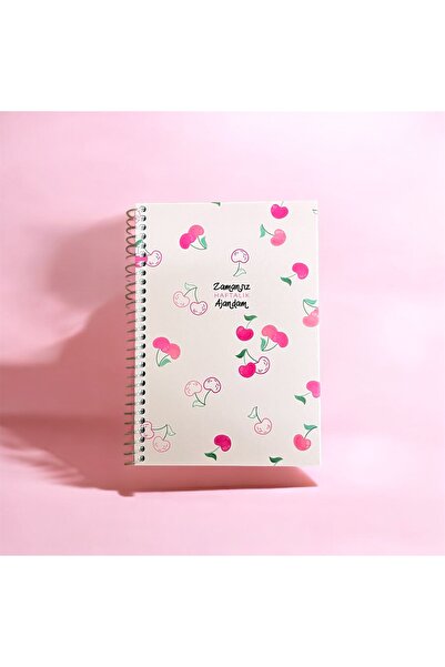 mcolor Pastel Tasarımlı Zamansız Haftalık Ajanda – Spiralli, Sticker Setli, G...