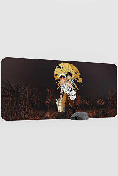 mousepad bastir Grave of the Fireflies Anime V5 - 90X40 XXL Gaming Rubber Non...