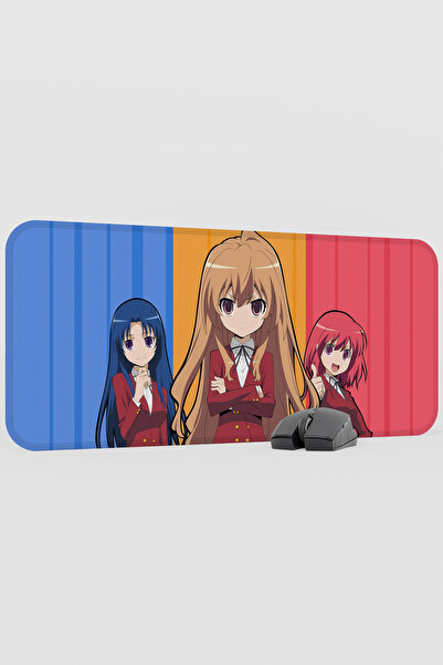 mousepad bastir Toradora Anime V1 - 70X30 XL Gaming Rubber Non-Slip Base Mous...