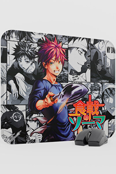 mousepad bastir Food Wars Anime V2 - 48X40 XL لوحة ماوس مطاطية للألعاب غير قا...