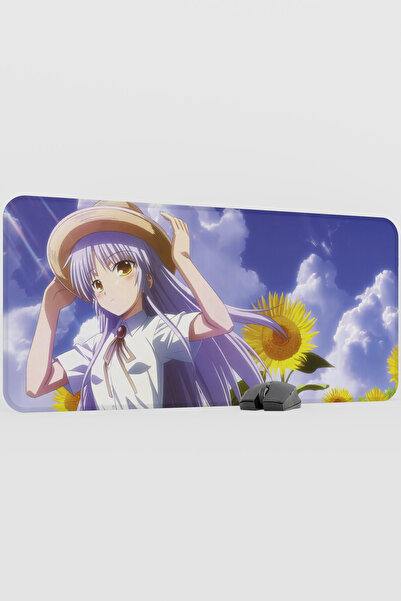mousepad bastir Angel Beat S Anime V3 - 90X40 XXL Gaming Rubber Non-Slip Base...