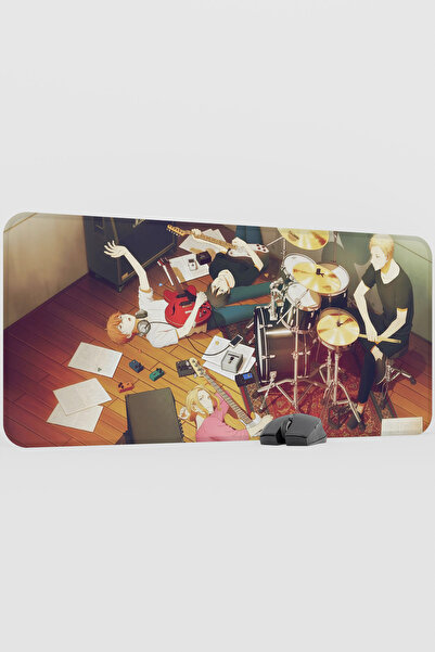 mousepad bastir لوحة ماوس كبيرة الحجم للألعاب من جيفن أنيمي V3 - مقاس 90×40 س...