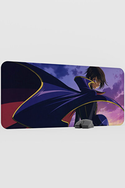 mousepad bastir لوحة ماوس كبيرة الحجم من Code Geass Anime V4 - مقاس 90×40 سم،...